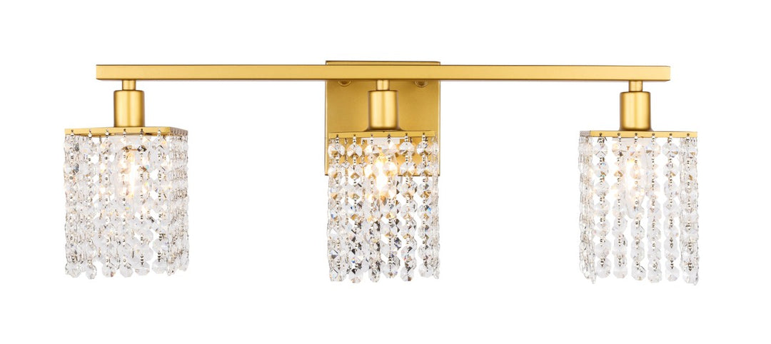 Phineas Three Light Wall Sconce in Brass - available from The Lighting Shoppe, trusted by Canadian homeowners