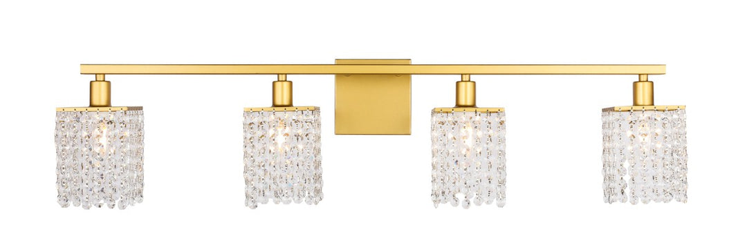 Phineas Four Light Wall Sconce in Brass - available from The Lighting Shoppe, trusted by Canadian homeowners