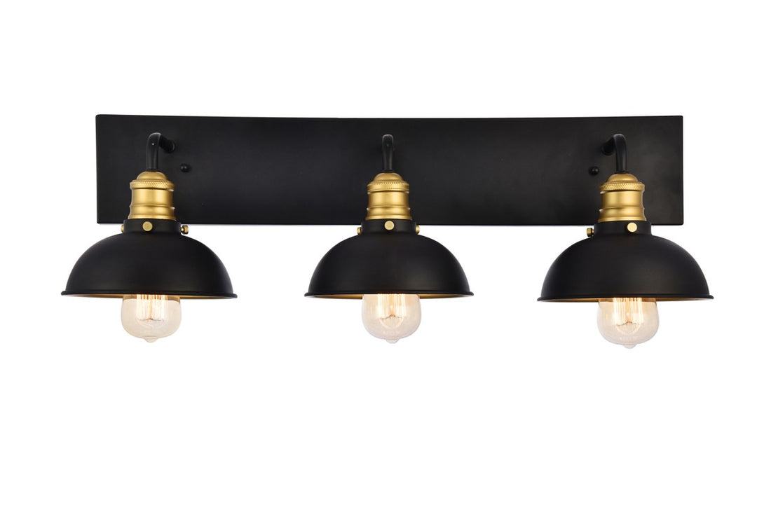 Anders Three Light Wall Sconce in black - available from The Lighting Shoppe, trusted by Canadian homeowners