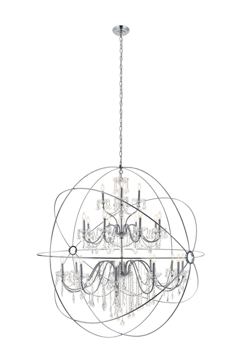 Cordelia 24 Light Pendant in Chrome - available from The Lighting Shoppe, trusted by Canadian homeowners
