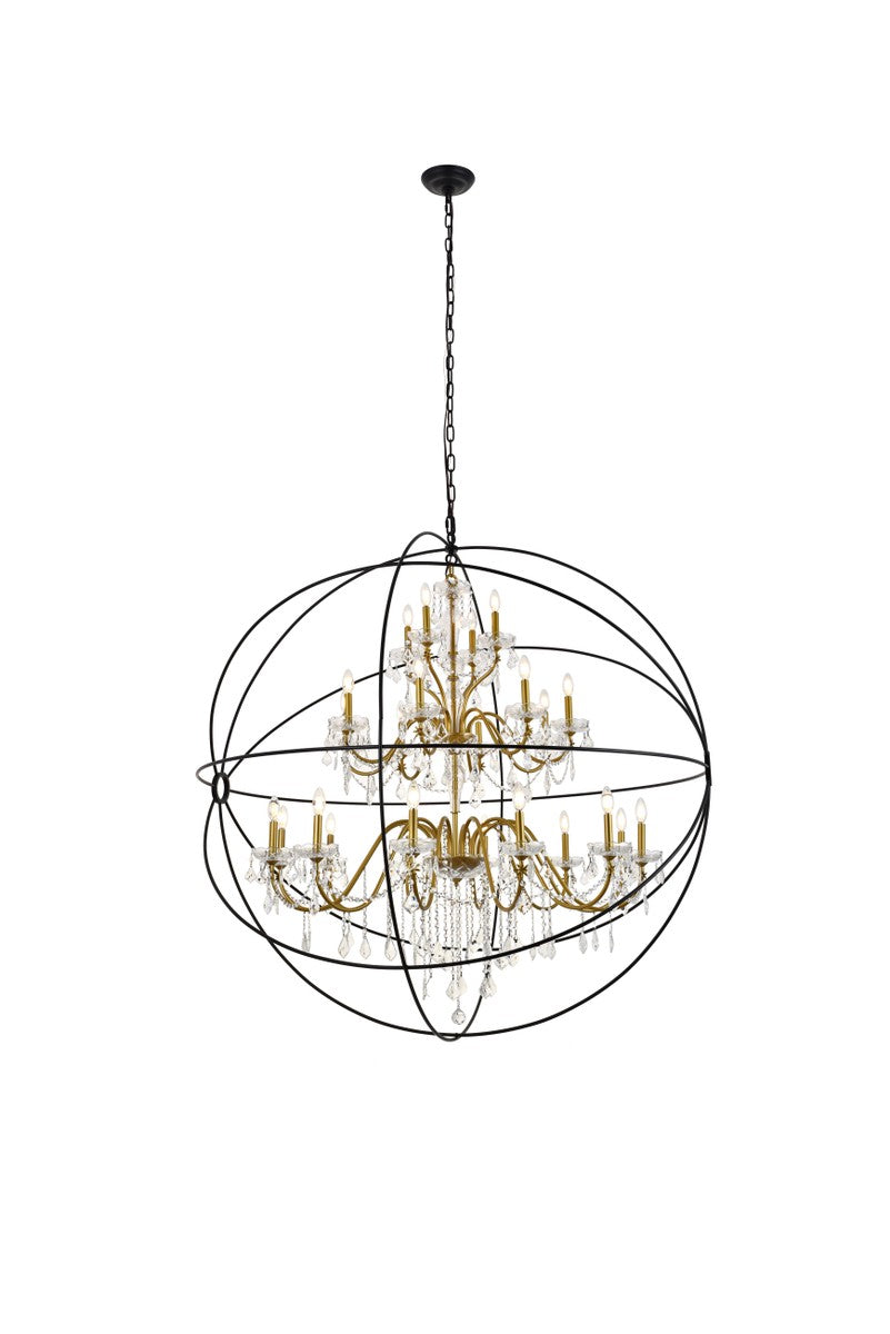 Cordelia 24 Light Pendant in black - available from The Lighting Shoppe, trusted by Canadian homeowners