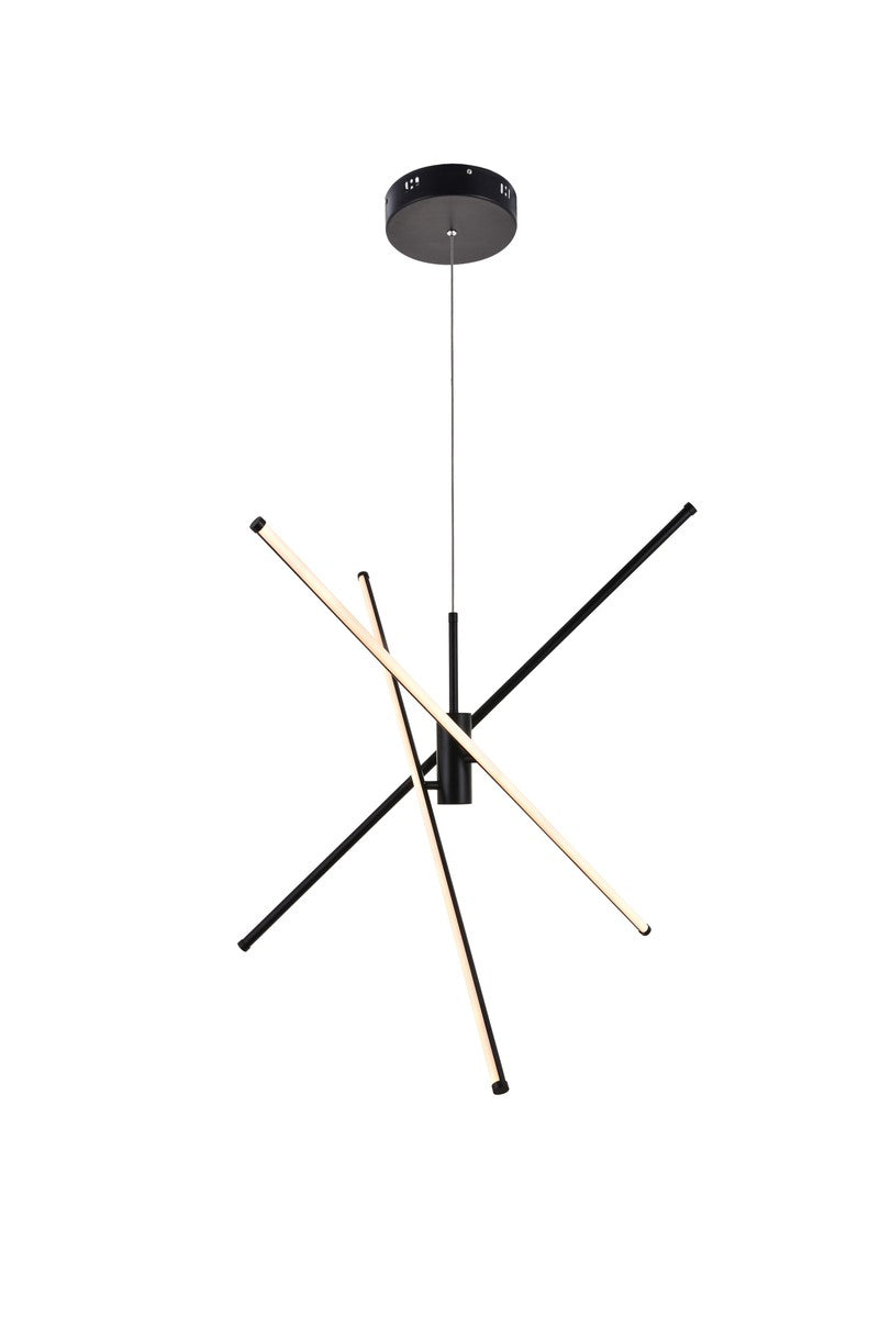 Sonya LED Pendant in Black - available from The Lighting Shoppe, trusted by Canadian homeowners