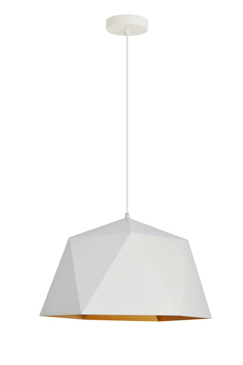 Arden One Light Pendant in White - available from The Lighting Shoppe, trusted by Canadian homeowners