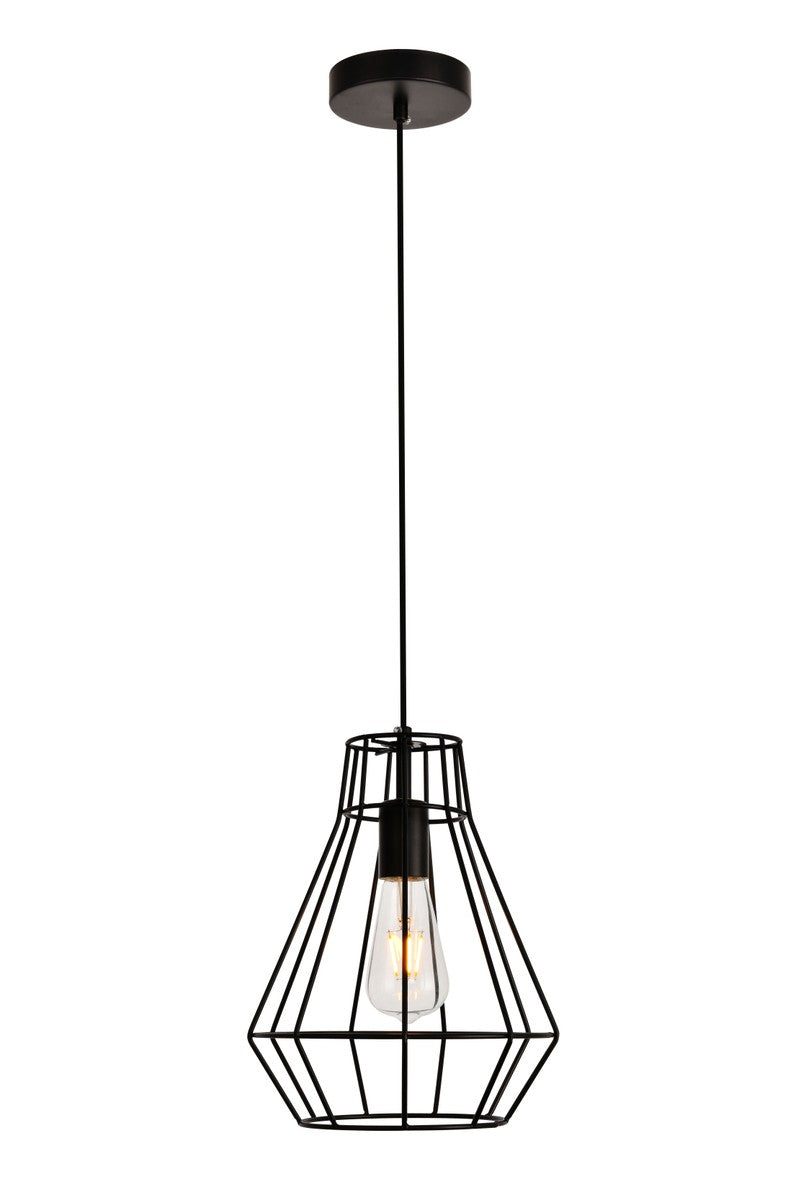 Jago One Light Pendant in Black - available from The Lighting Shoppe, trusted by Canadian homeowners