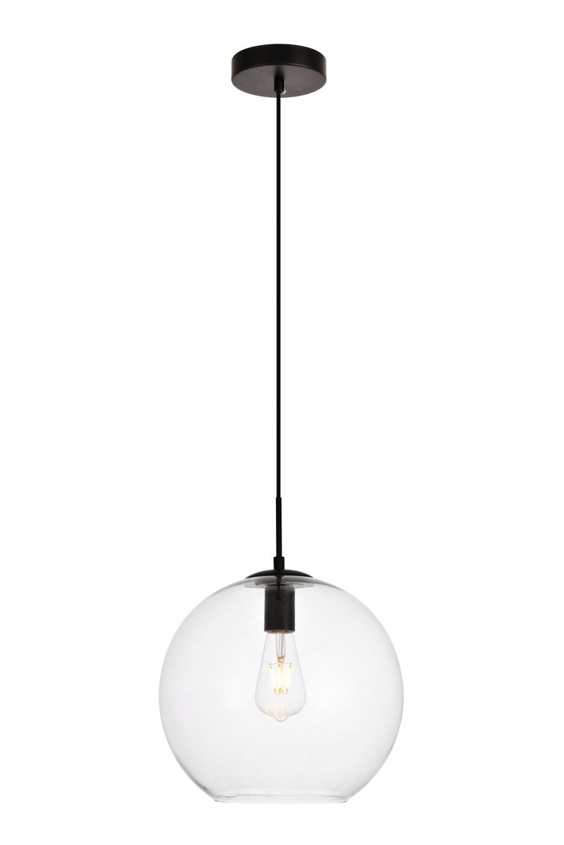 Placido One Light Pendant in Black - available from The Lighting Shoppe, trusted by Canadian homeowners