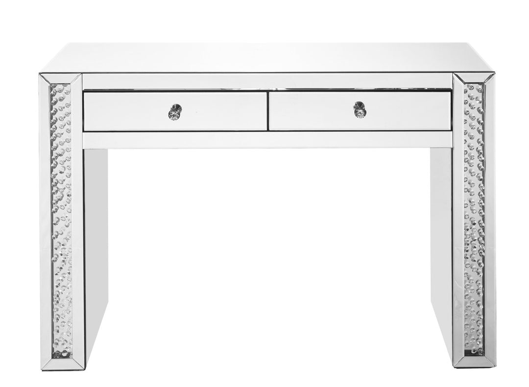 Modern Vanity Table in Clear - available from The Lighting Shoppe, trusted by Canadian homeowners