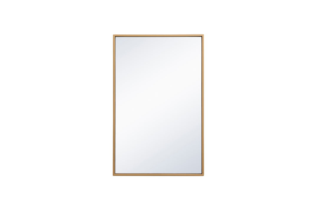 Elegant Lighting - MR41828BR - Mirror - Monet - Brass