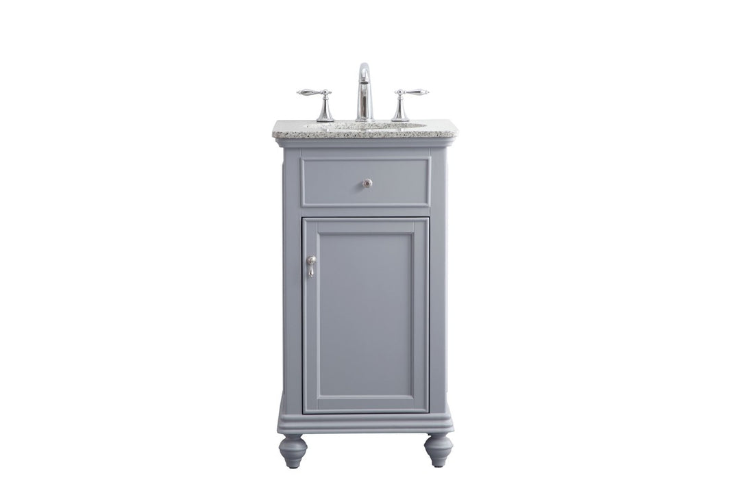 Otto Single Bathroom Vanity Set in light grey - available from The Lighting Shoppe, trusted by Canadian homeowners
