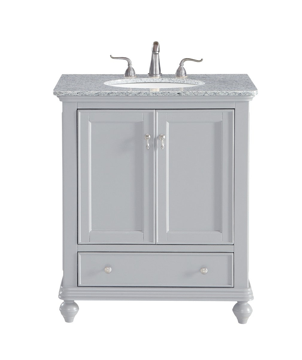 Otto Single Bathroom Vanity Set in Light Grey - available from The Lighting Shoppe, trusted by Canadian homeowners