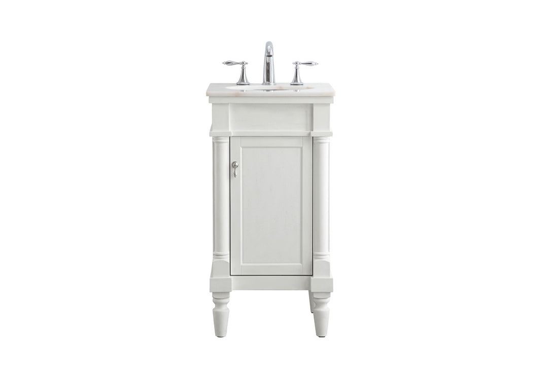 Lexington Single Bathroom Vanity Set in antique white - available from The Lighting Shoppe, trusted by Canadian homeowners