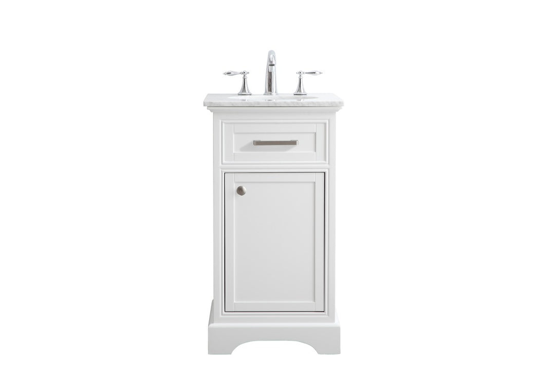 Elegant Lighting - VF15019WH - Single Bathroom Vanity Set - Americana - white