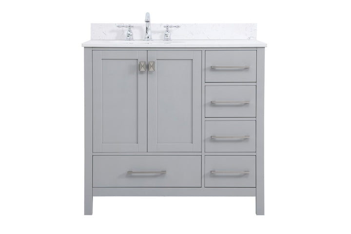 Elegant Lighting - VF18836GR-BS - Bathroom Vanity Set - Irene - Gray