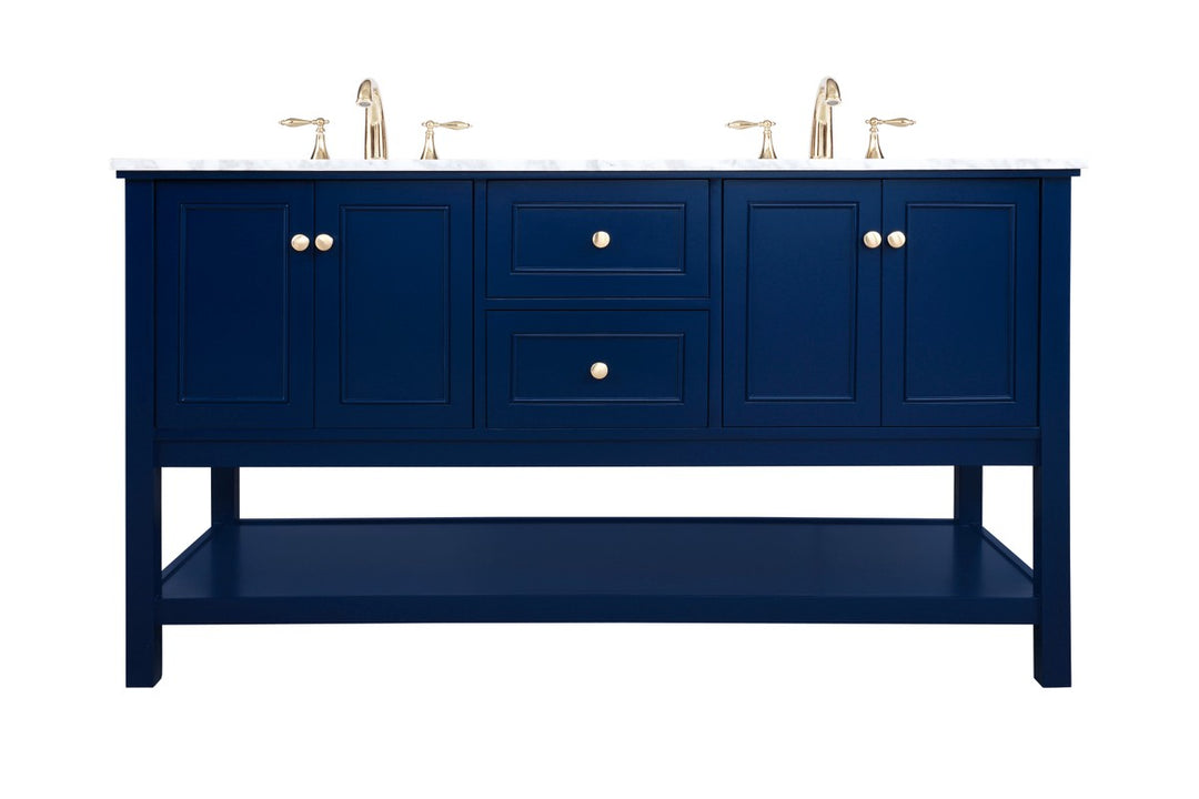 Elegant Lighting - VF27060DBL - Bathroom Vanity Set - Metropolis - Blue
