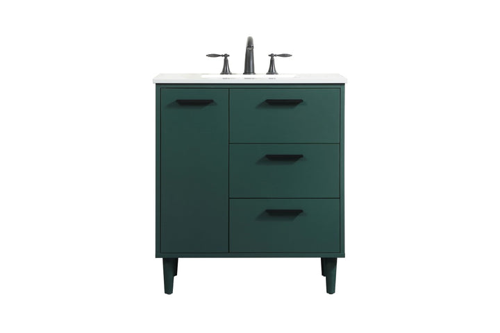 Elegant Lighting - VF47030MGN - Vanity Sink Set - Baldwin - Green