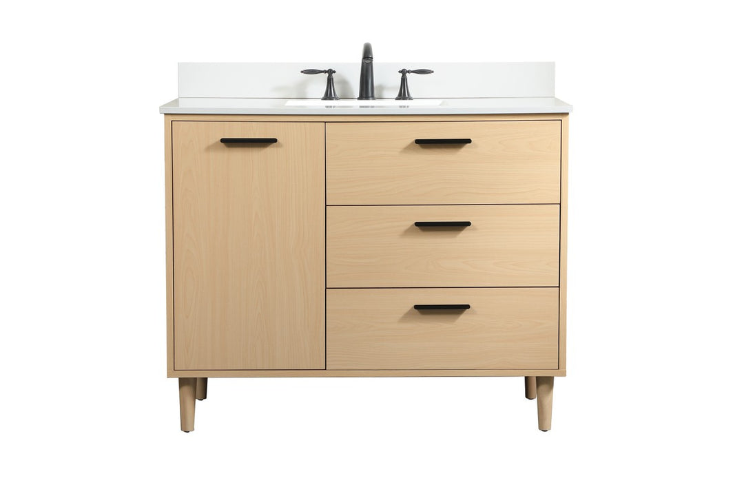 Elegant Lighting - VF47042MMP-BS - Vanity Sink Set - Baldwin - Maple