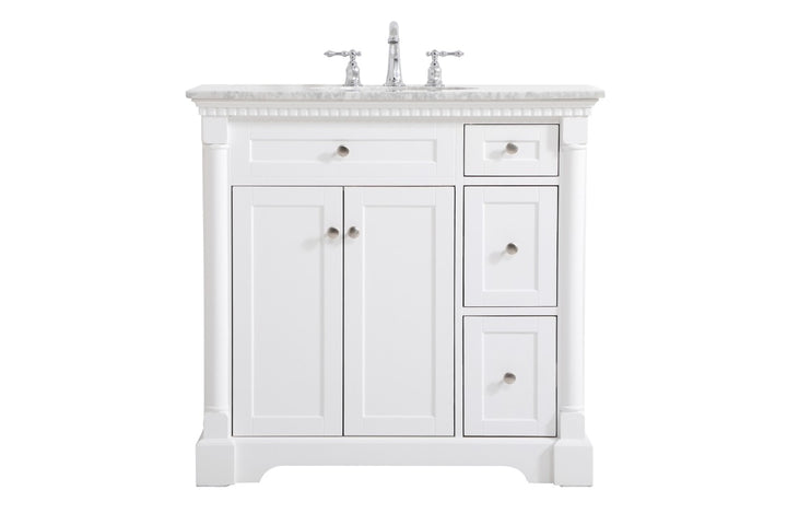 Elegant Lighting - VF53036WH - Bathroom Vanity Set - Clarence - White
