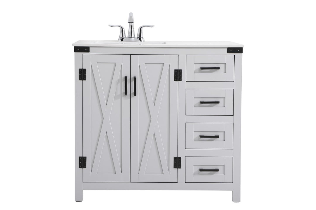 Grant Bathroom Vanity in Grey - available from The Lighting Shoppe, trusted by Canadian homeowners