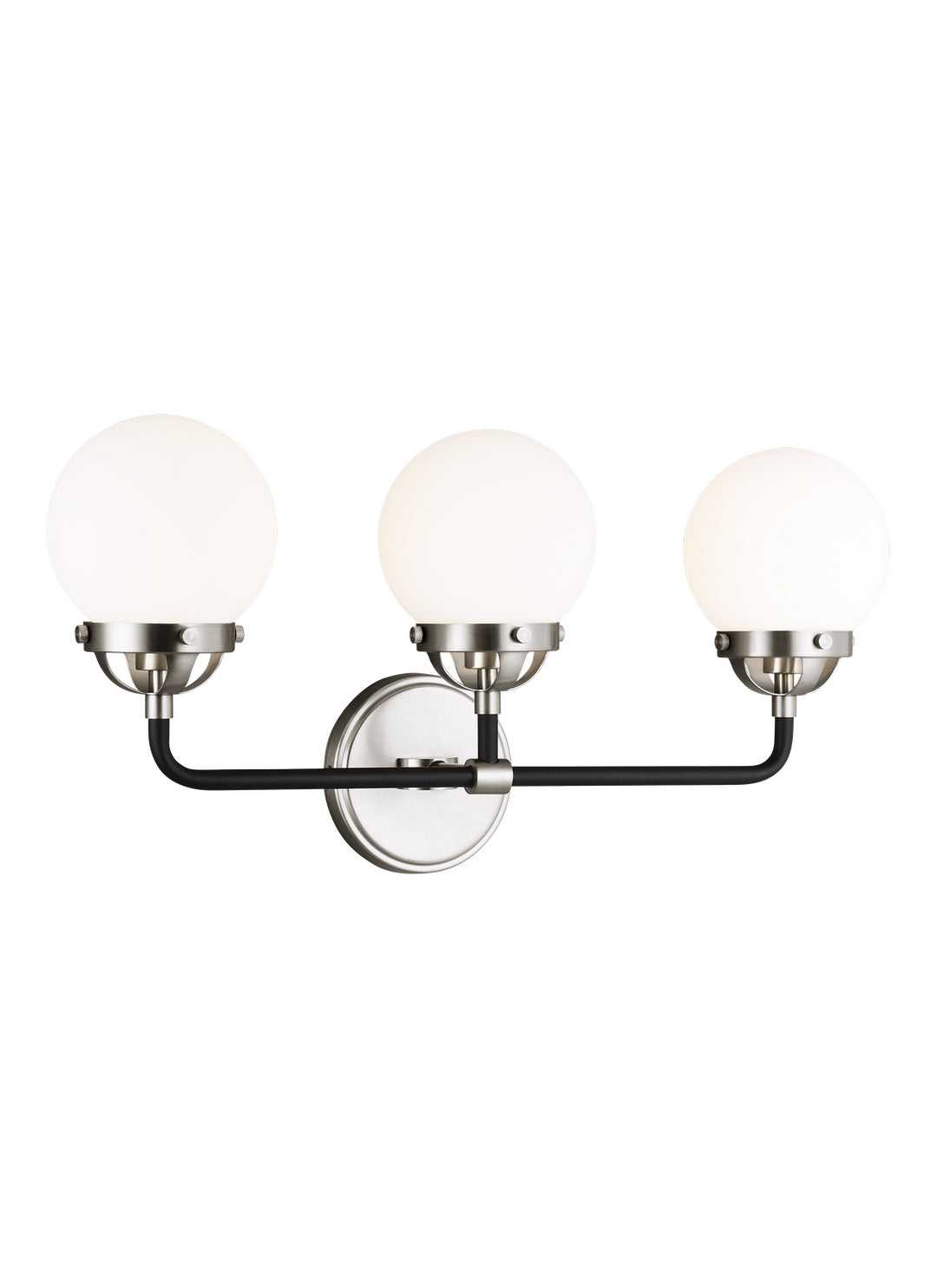 Visual Comfort Studio Canada - 4487903-962 - Three Light Wall / Bath - Cafe - Brushed Nickel