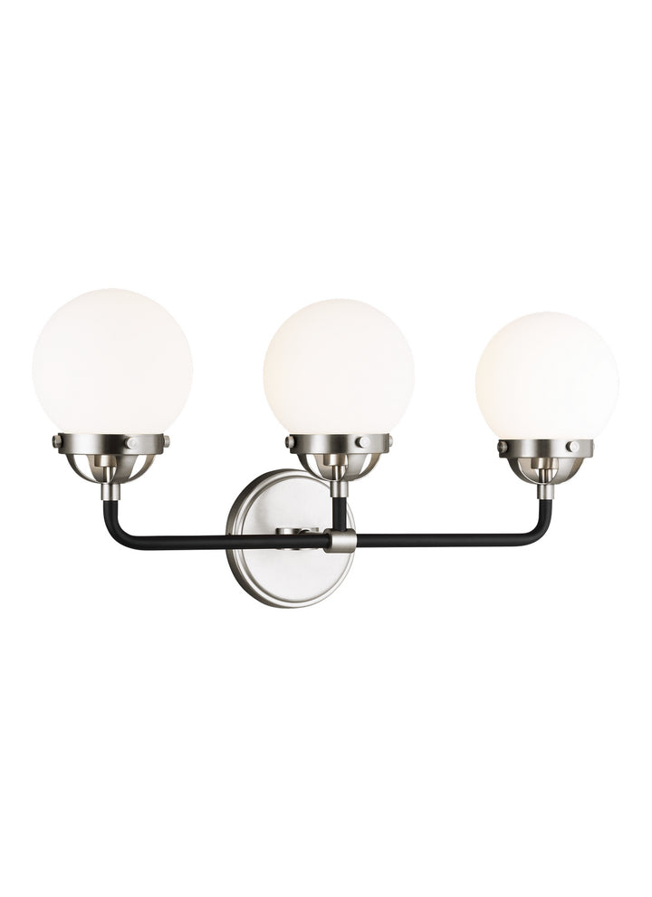 Visual Comfort Studio Canada - 4487903-962 - Three Light Wall / Bath - Cafe - Brushed Nickel