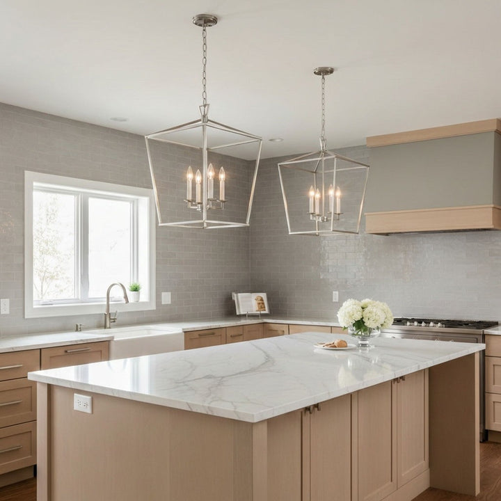 Visual Comfort Studio Canada - 5392604-962 - Four Light Lantern - Dianna - Brushed Nickel