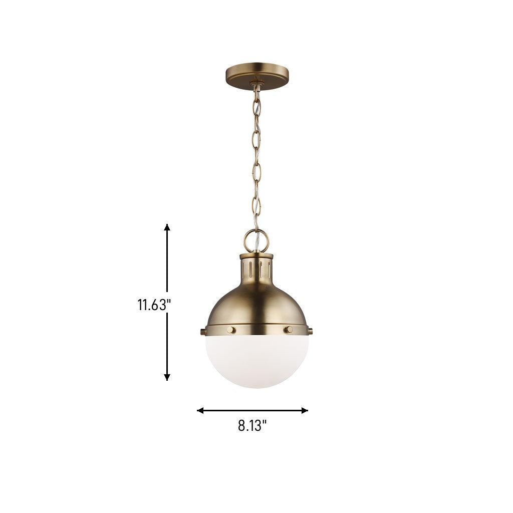 Visual Comfort Studio Canada - 6177101-848 - One Light Mini Pendant - Hanks - Satin Brass