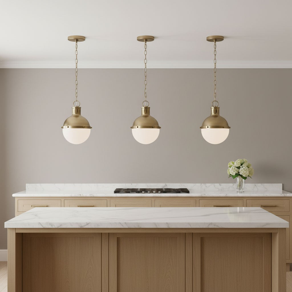 Visual Comfort Studio Canada - 6177101-848 - One Light Mini Pendant - Hanks - Satin Brass