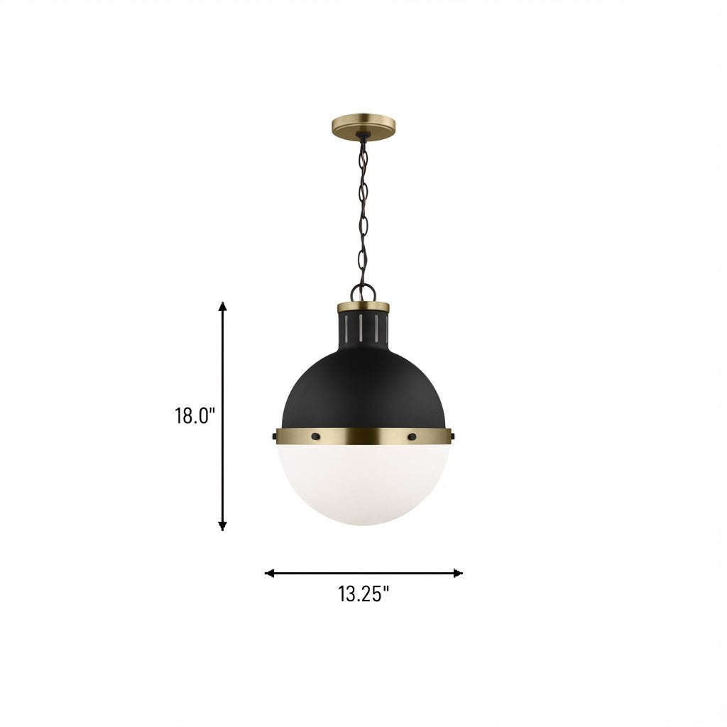Visual Comfort Studio Canada - 6577101-112 - One Light Pendant - Hanks - Midnight Black