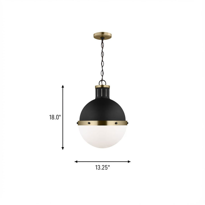 Visual Comfort Studio Canada - 6577101-112 - One Light Pendant - Hanks - Midnight Black