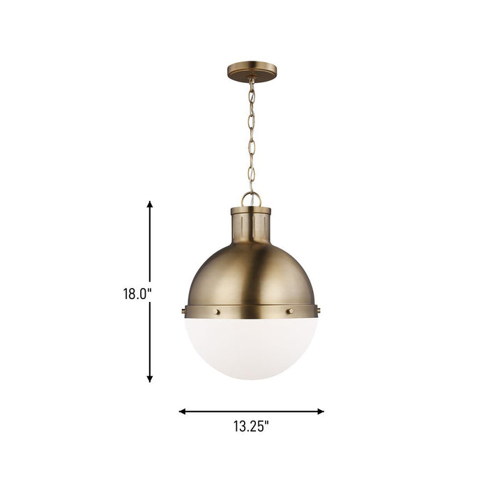 Visual Comfort Studio Canada - 6577101-848 - One Light Pendant - Hanks - Satin Brass
