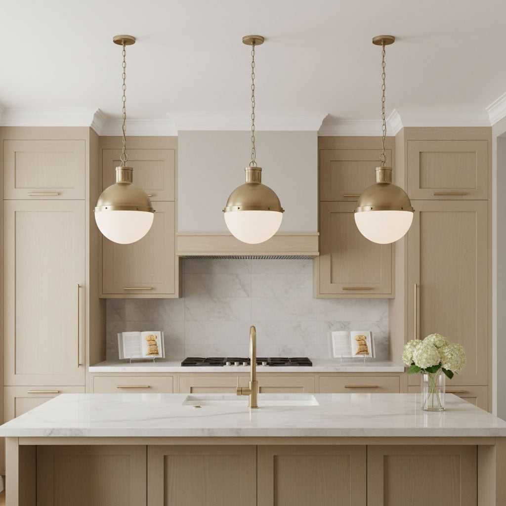 Visual Comfort Studio Canada - 6577101-848 - One Light Pendant - Hanks - Satin Brass