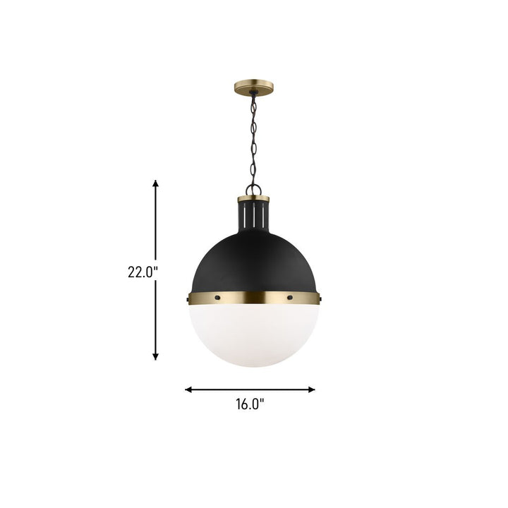 Visual Comfort Studio Canada - 6677101-112 - One Light Pendant - Hanks - Midnight Black