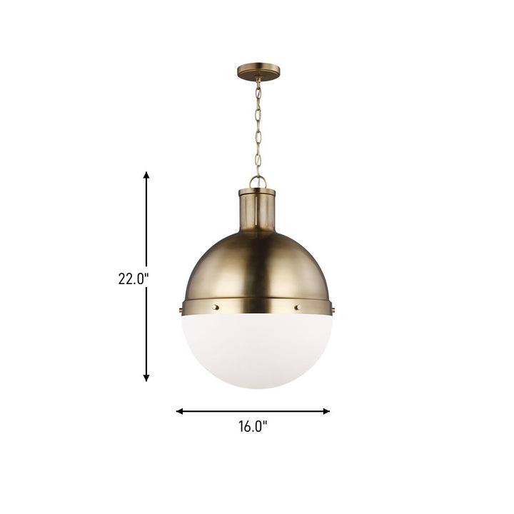 Visual Comfort Studio Canada - 6677101-848 - One Light Pendant - Hanks - Satin Brass