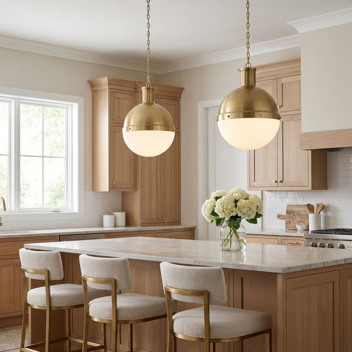 Visual Comfort Studio Canada - 6677101-848 - One Light Pendant - Hanks - Satin Brass