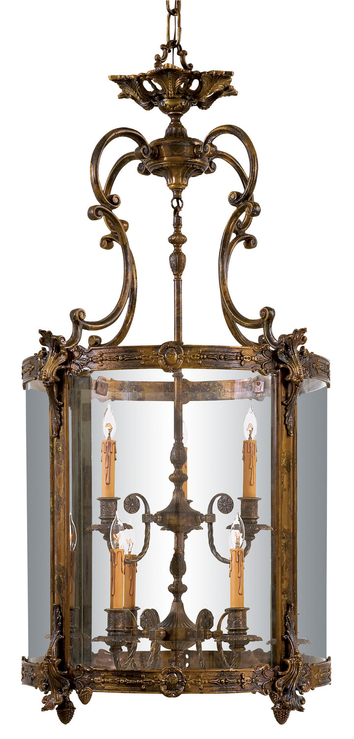 Metropolitan Family Nine Light Pendant in Oxide Brass - available from The Lighting Shoppe, trusted by Canadian homeowners