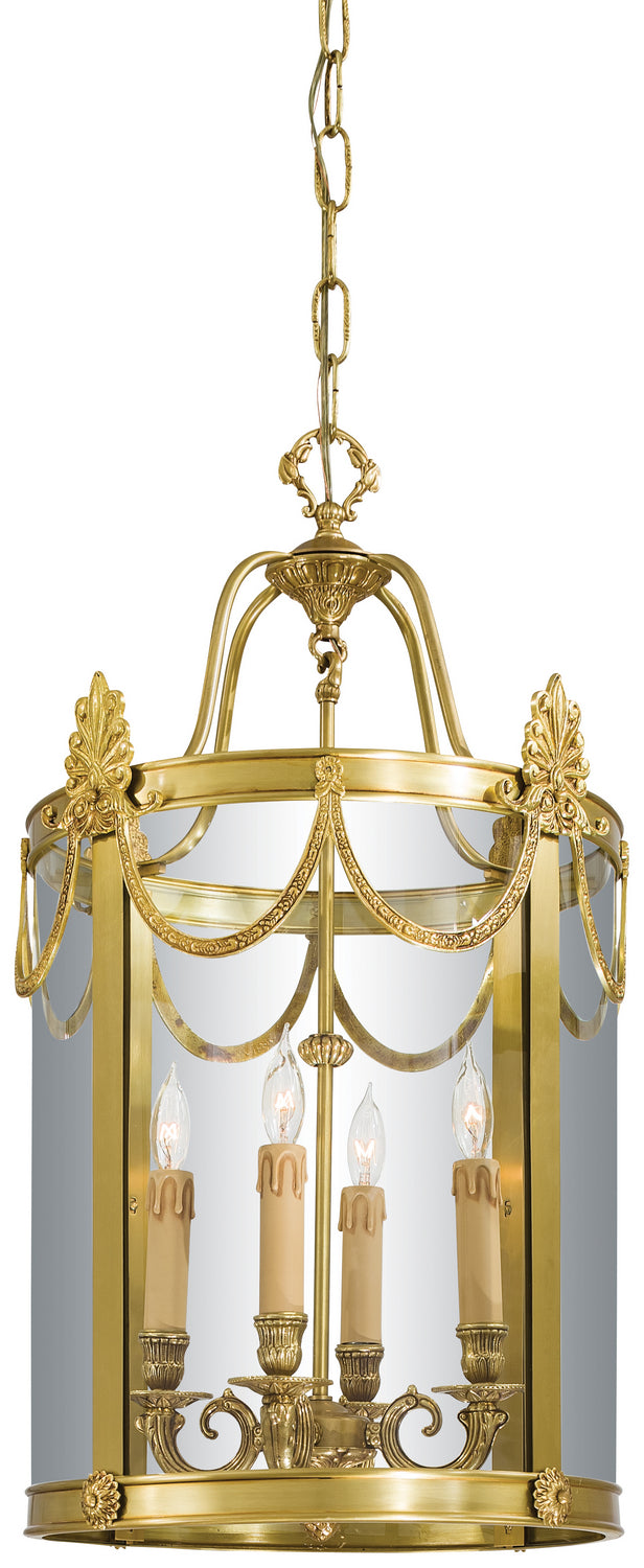 Metropolitan Family Four Light Foyer Pendant in Doré Gold - available from The Lighting Shoppe, trusted by Canadian homeowners