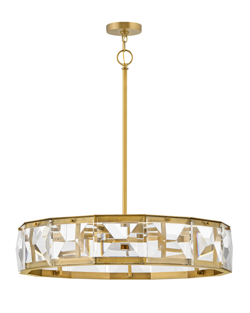 Jolie LED Chandelier in Heritage Brass - available from The Lighting Shoppe, trusted by Canadian homeowners
