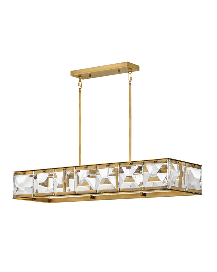 Fredrick Ramond Canada - FR30106HBR - LED Linear Pendant - Jolie - Heritage Brass