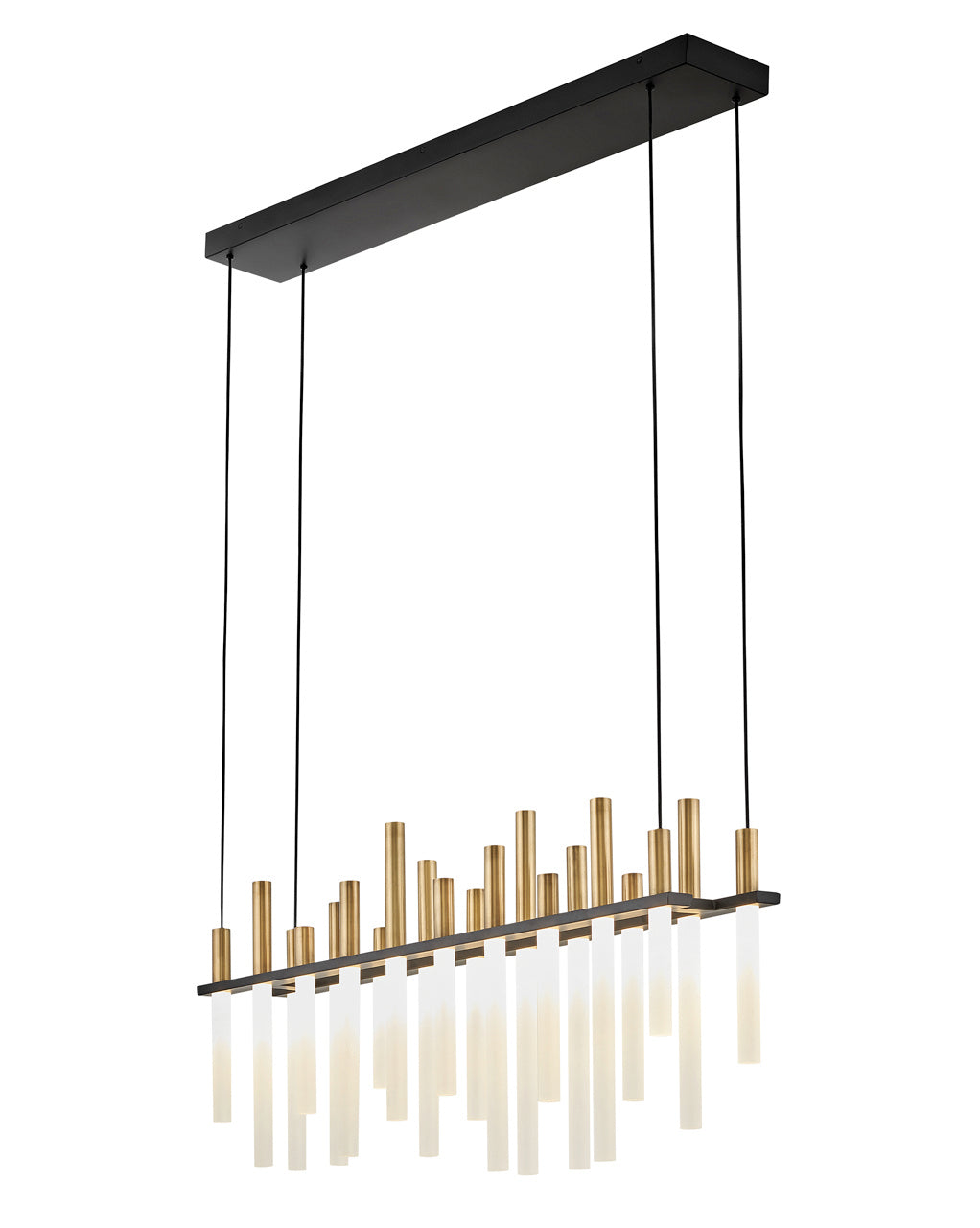 Echo LED Linear Pendant in Black - available from The Lighting Shoppe, trusted by Canadian homeowners
