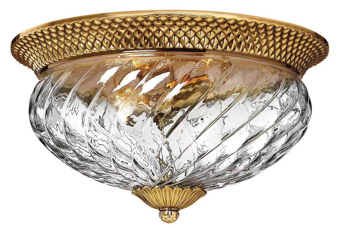 Plantation LED Flush Mount in Burnished Brass - available from The Lighting Shoppe, trusted by Canadian homeowners