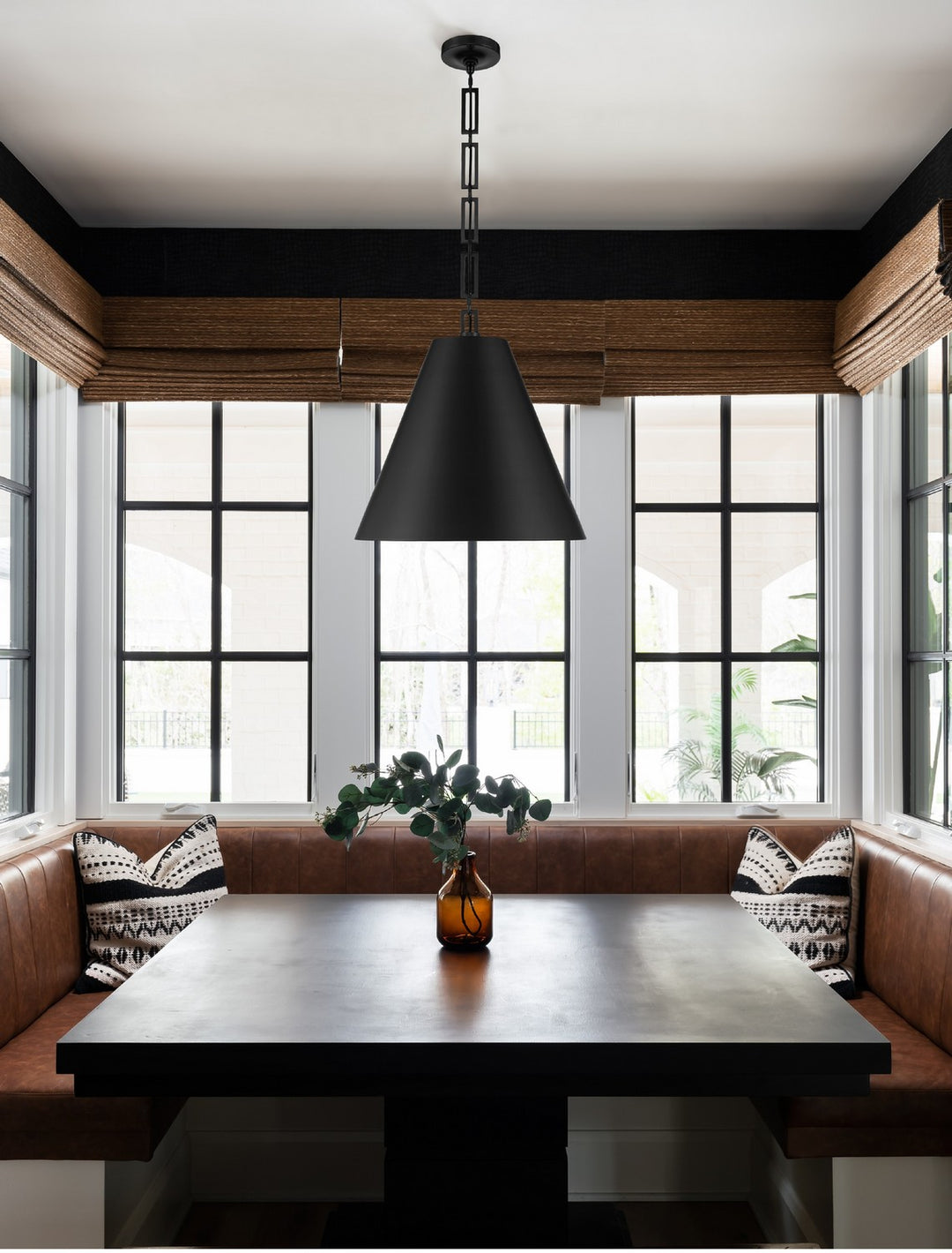 Crystorama - 8687-MK-GA - Three Light Chandelier - Alston - Matte Black + Antique Gold