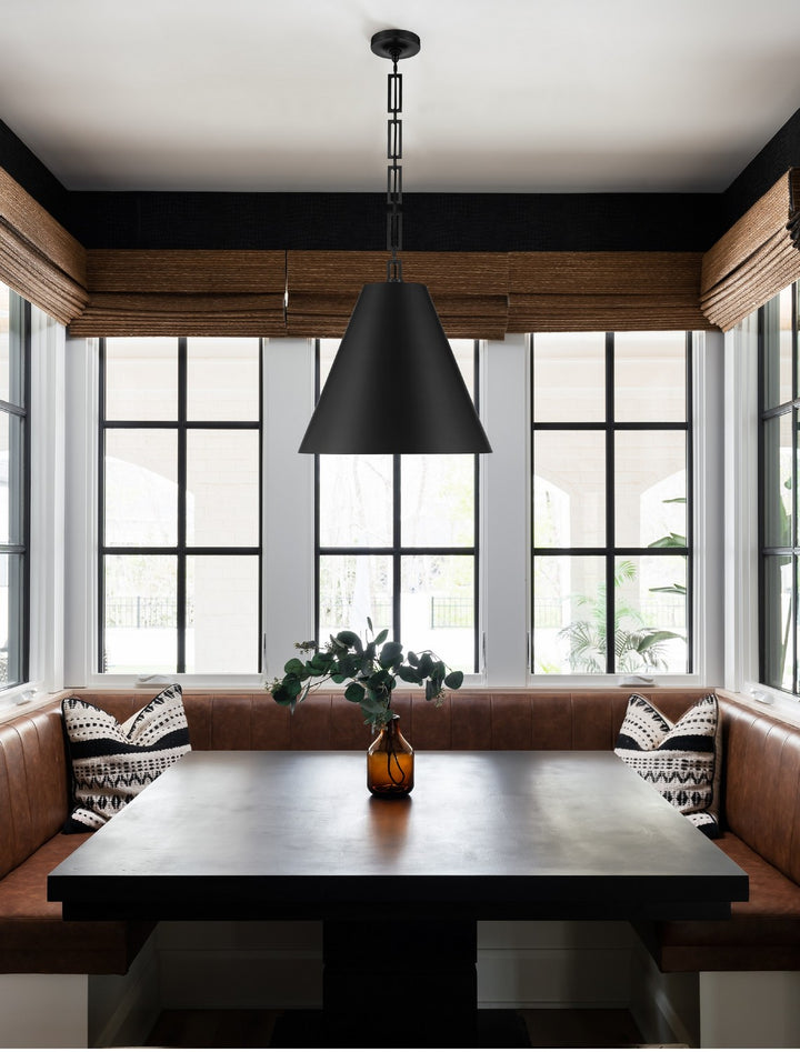 Crystorama - 8687-MK-GA - Three Light Chandelier - Alston - Matte Black + Antique Gold