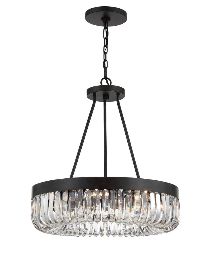 Alister Eight Light Chandelier in Charcoal Bronze - available from The Lighting Shoppe, trusted by Canadian homeowners