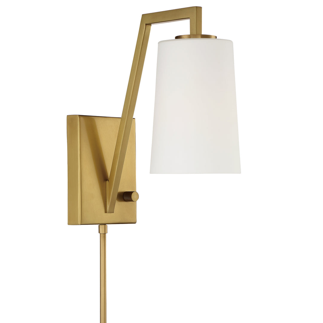 Avon One Light Wall Sconce in Aged Brass - available from The Lighting Shoppe, trusted by Canadian homeowners