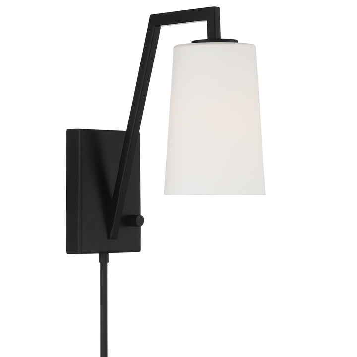 Avon One Light Wall Sconce in Matte Black - available from The Lighting Shoppe, trusted by Canadian homeowners