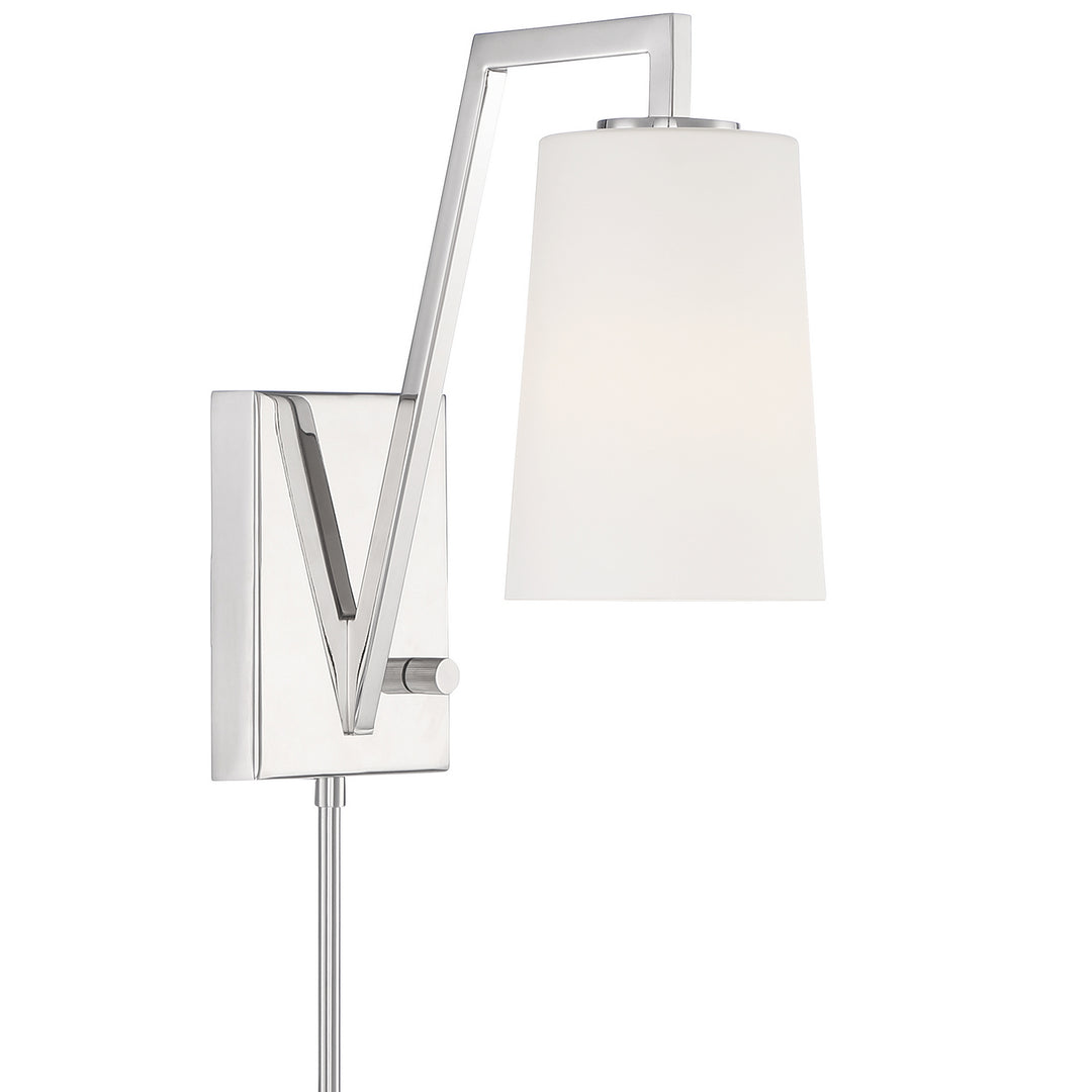 Avon One Light Wall Sconce in Polished Nickel - available from The Lighting Shoppe, trusted by Canadian homeowners