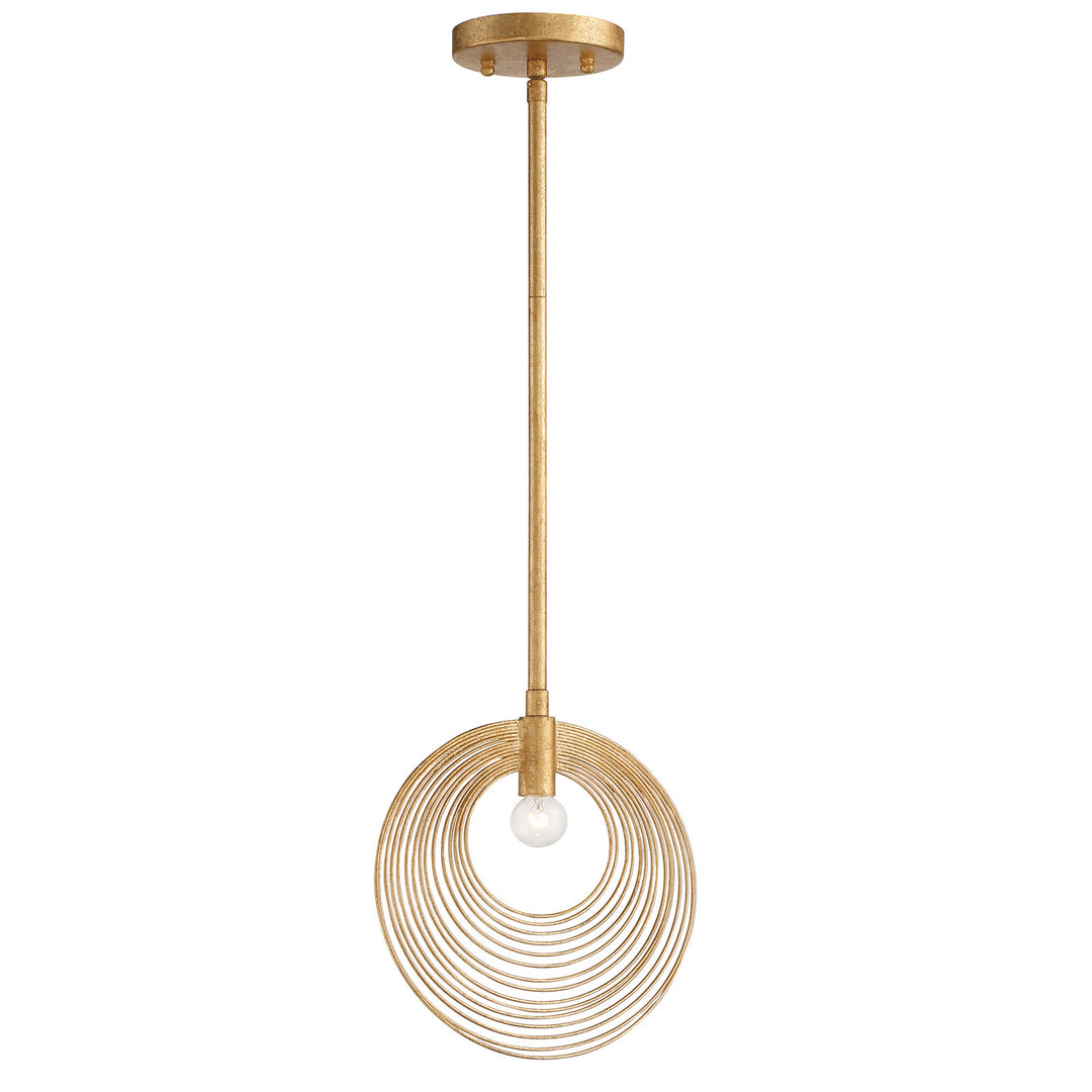Doral One Light Pendant in Renaissance Gold - available from The Lighting Shoppe, trusted by Canadian homeowners