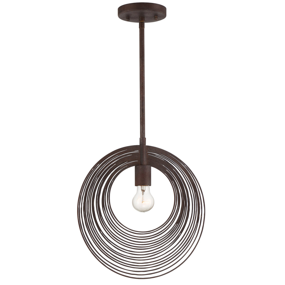 Doral One Light Pendant in Forged Bronze - available from The Lighting Shoppe, trusted by Canadian homeowners