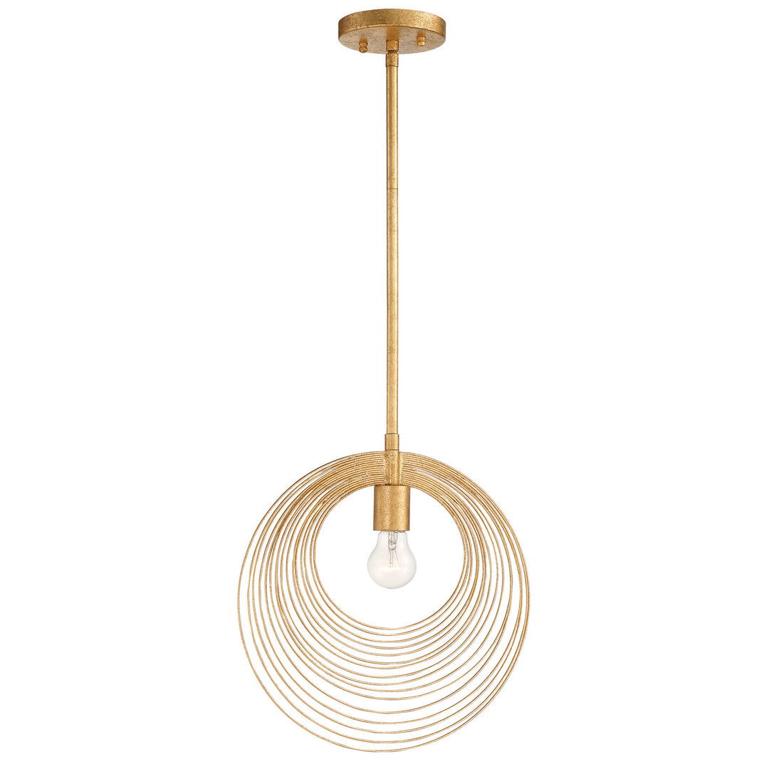 Doral One Light Pendant in Renaissance Gold - available from The Lighting Shoppe, trusted by Canadian homeowners