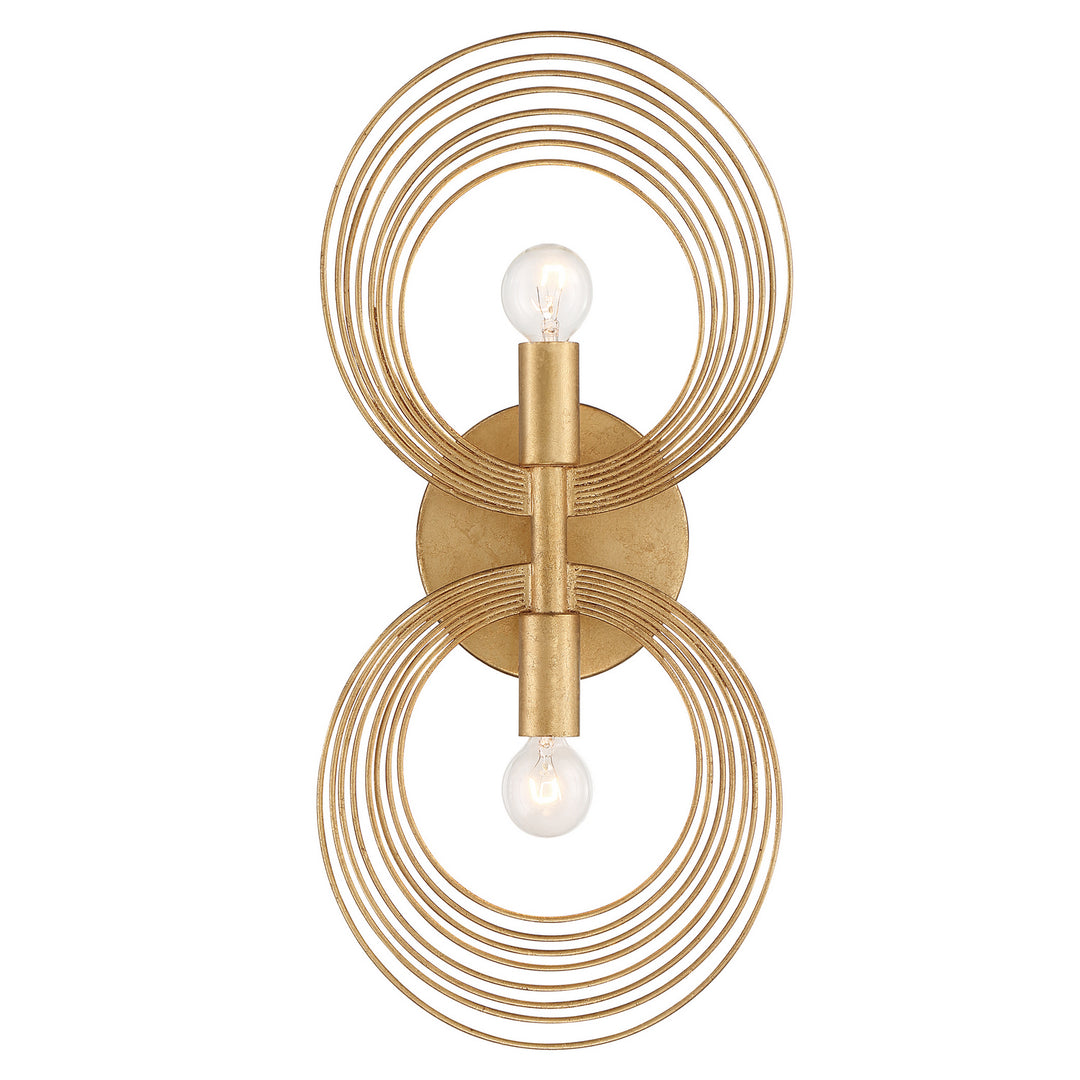 Doral Two Light Wall Sconce in Renaissance Gold - available from The Lighting Shoppe, trusted by Canadian homeowners