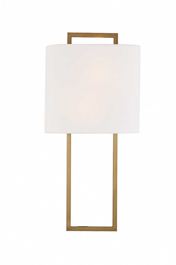 Fremont Two Light Wall Sconce in Vibrant Gold - available from The Lighting Shoppe, trusted by Canadian homeowners